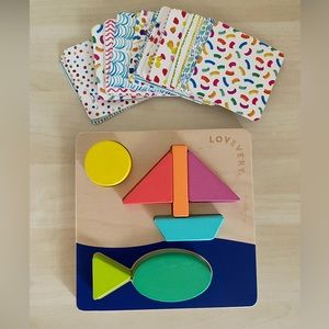 Lovevery Puzzle and Routine Cards